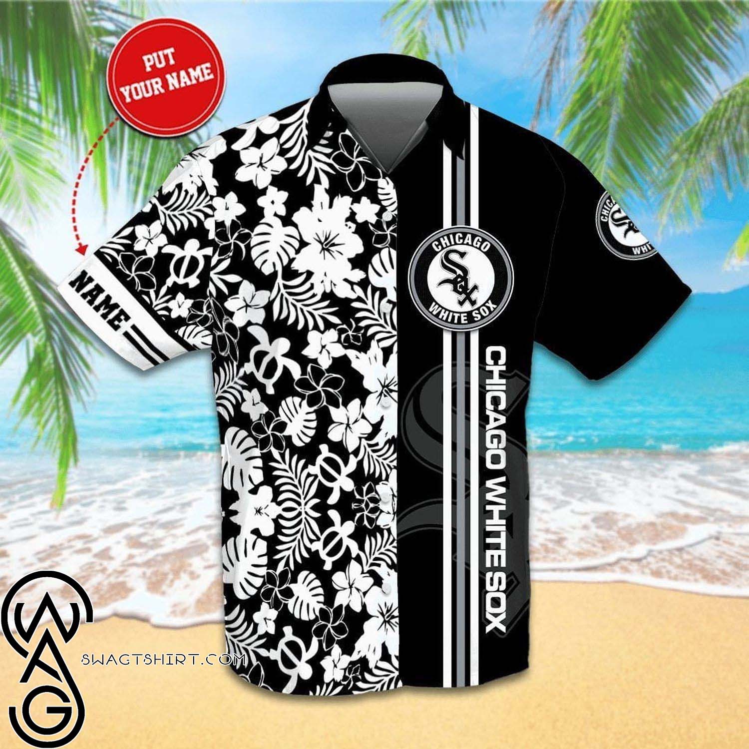 Custom Cincinnati Bengals All Over Print Hawaiian Shirt And Beach Shorts