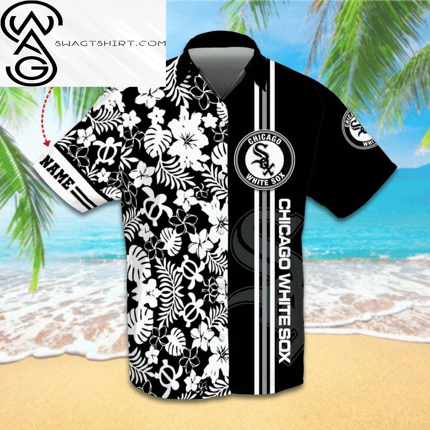 Custom Crown Royal All Over Print Aloha Pinstripe Summer Vacation Hawaiian Shirt