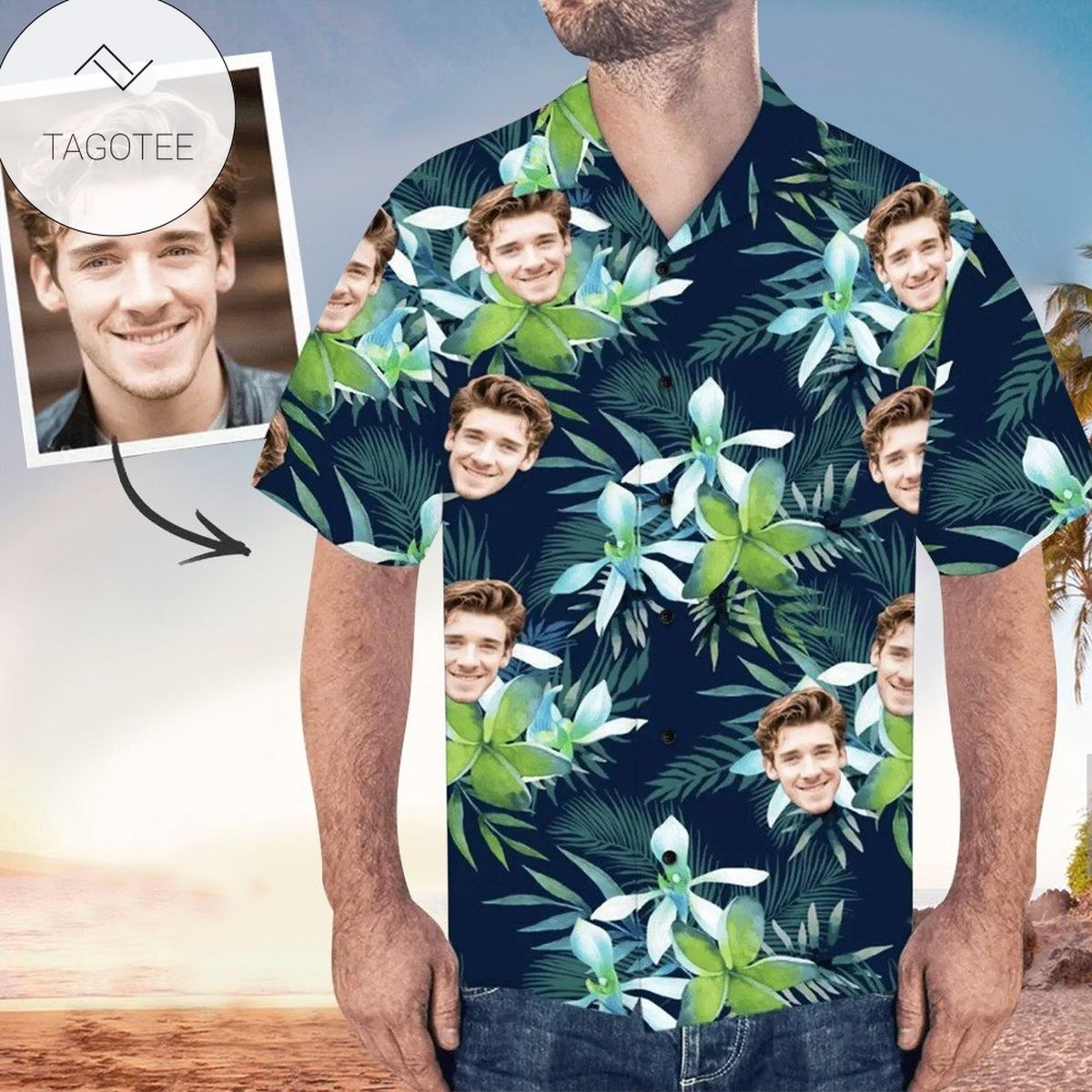 Custom Face Aloha Shirt Hawaiian Shirt For Custom Face Lovers