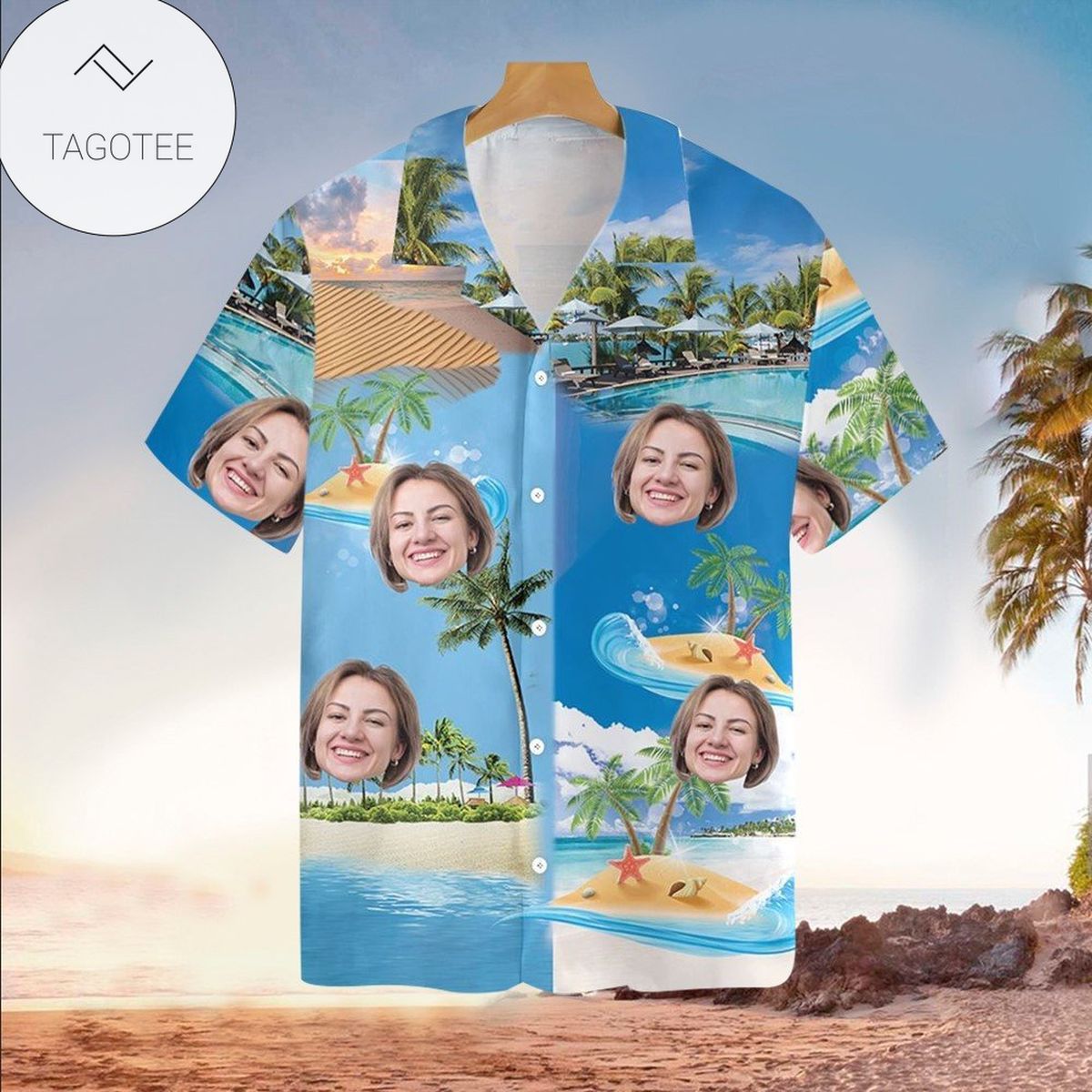 Custom Face Hawaiian Shirt Perfect Gift Idea