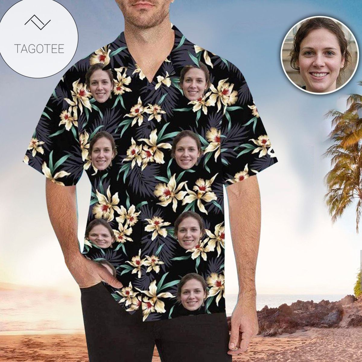 Custom Face Hawaiian Shirt Perfect Gift Ideas For Custom Face Lover