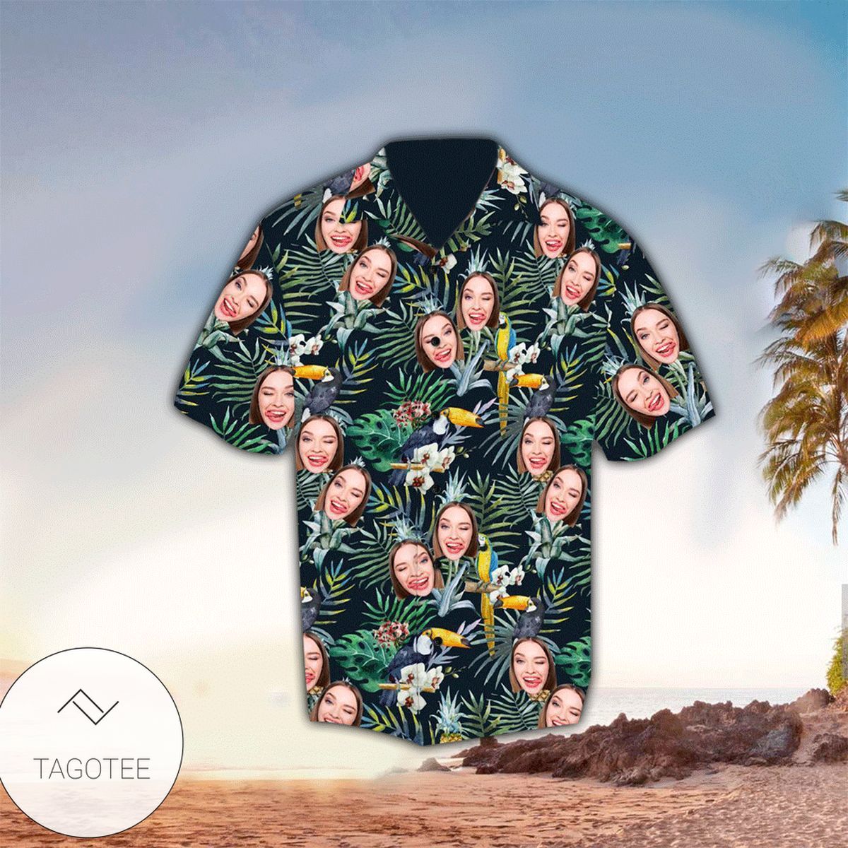 Custom Face Shirt Custom Face Hawaiian Shirt For Custom Face Lovers