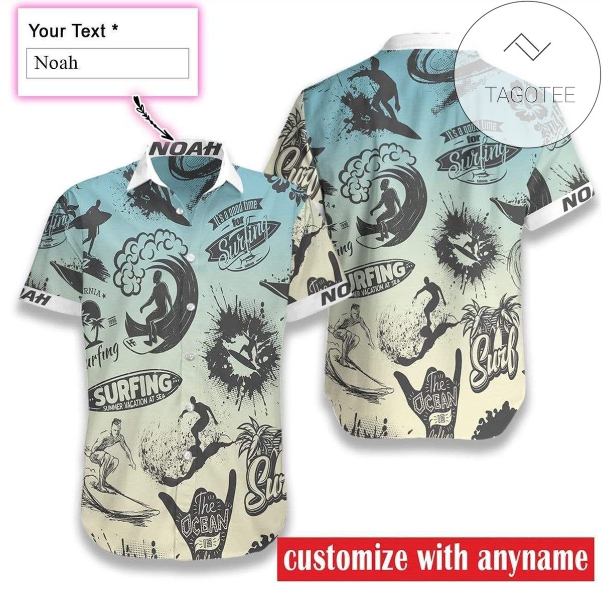 Custom Name Teacher Hawaiian Aloha Shirts