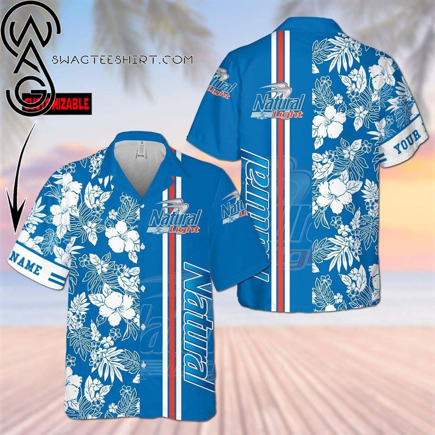 Custom Name Pilot Propeller Full Printing Hawaiian Shirt