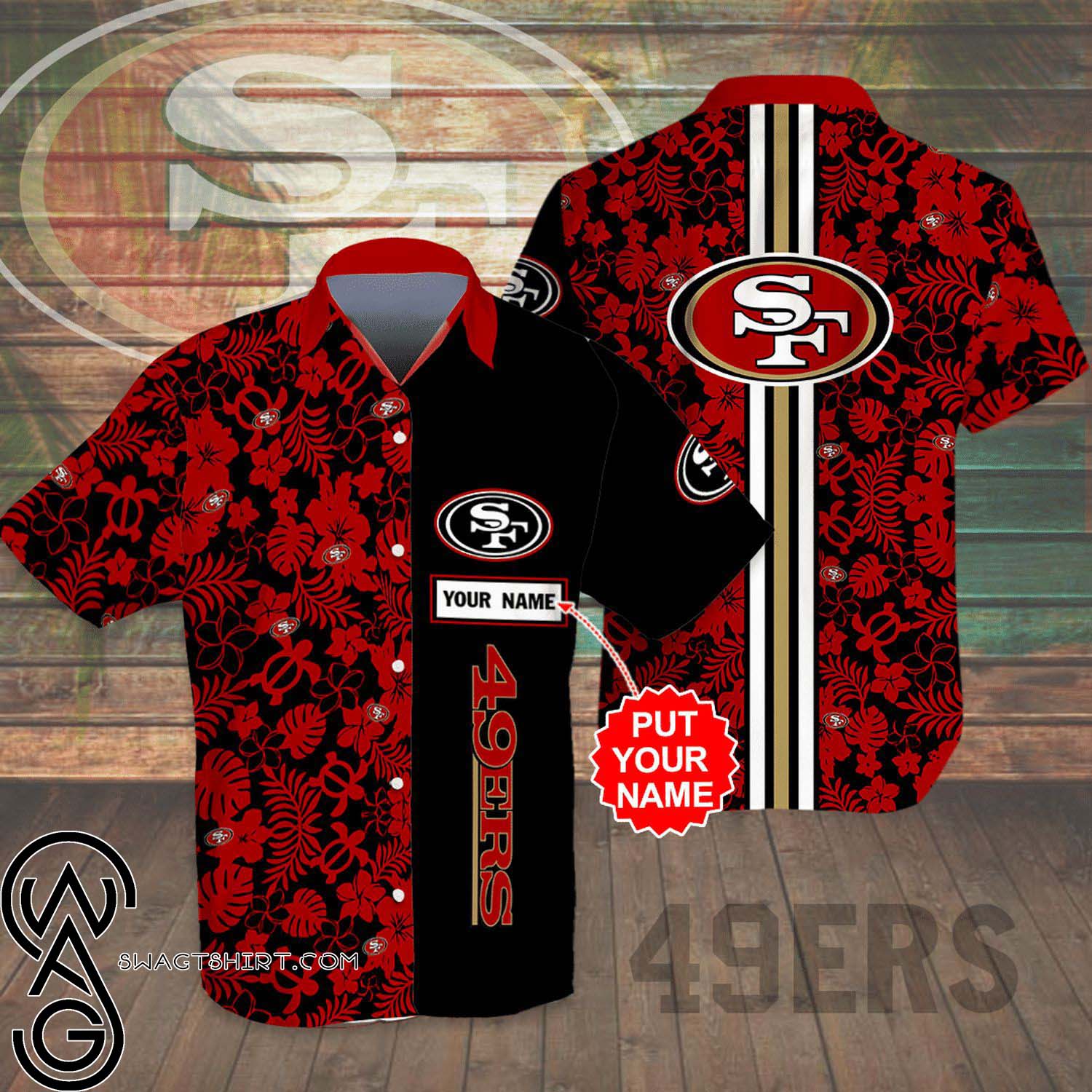 Custom San Francisco Giants All Over Print Hawaiian Shirt And Beach Shorts