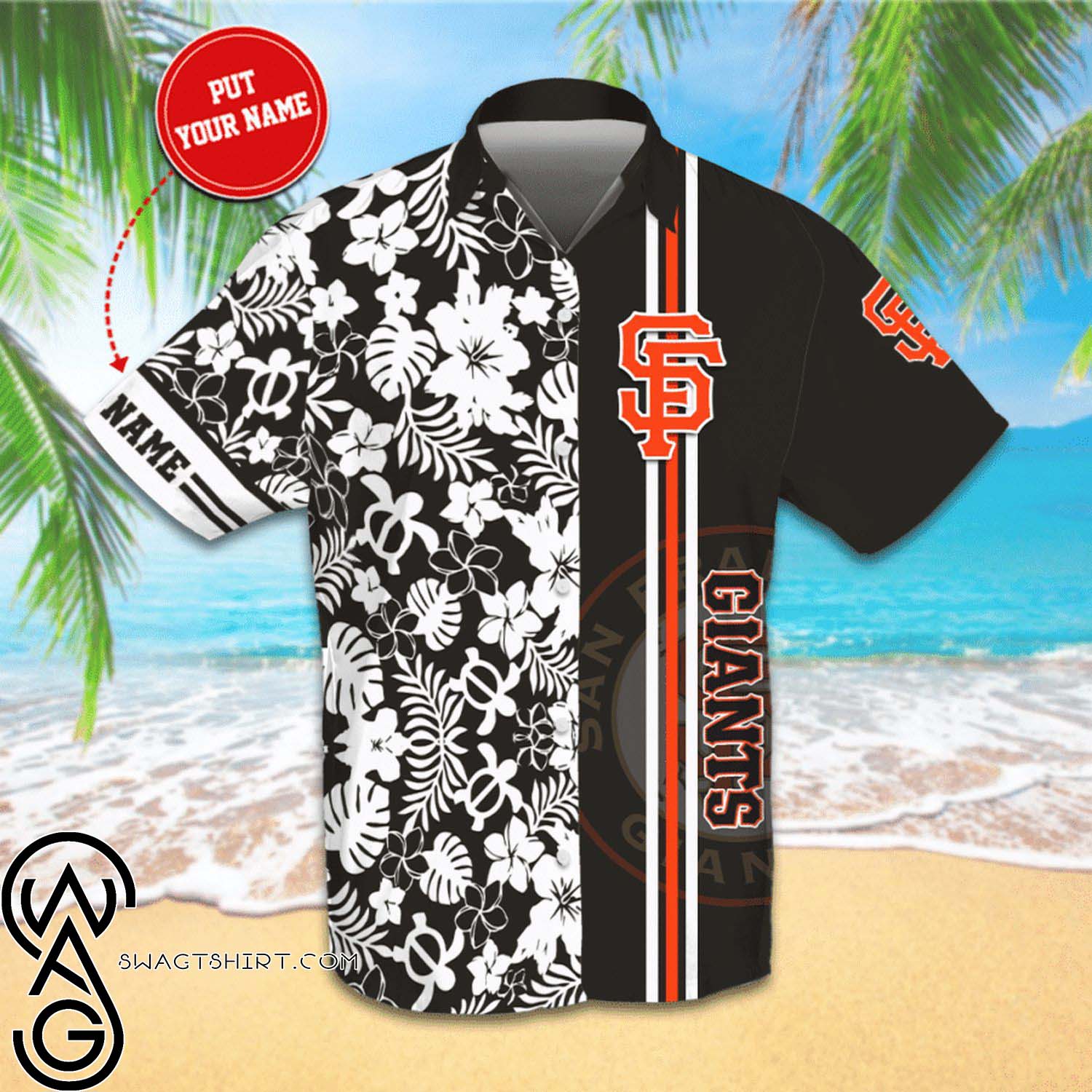 Custom San Francisco Giants All Over Print Summer Vacation Hawaiian Shirt