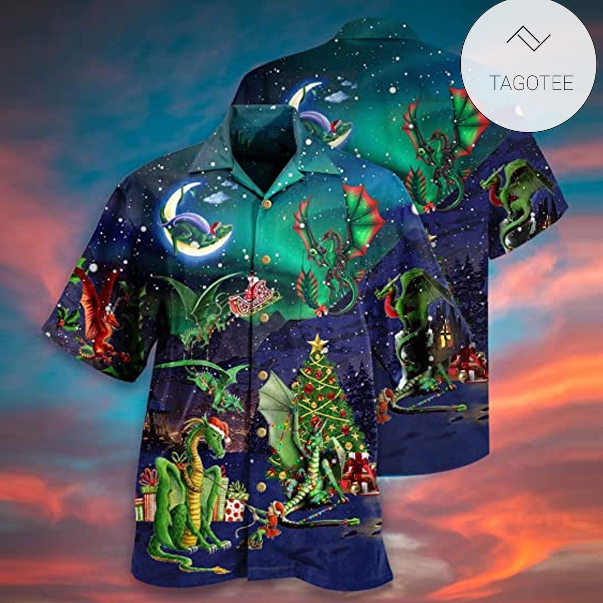 Cute Galaxy Bubble Cats Hawaiian Shirt