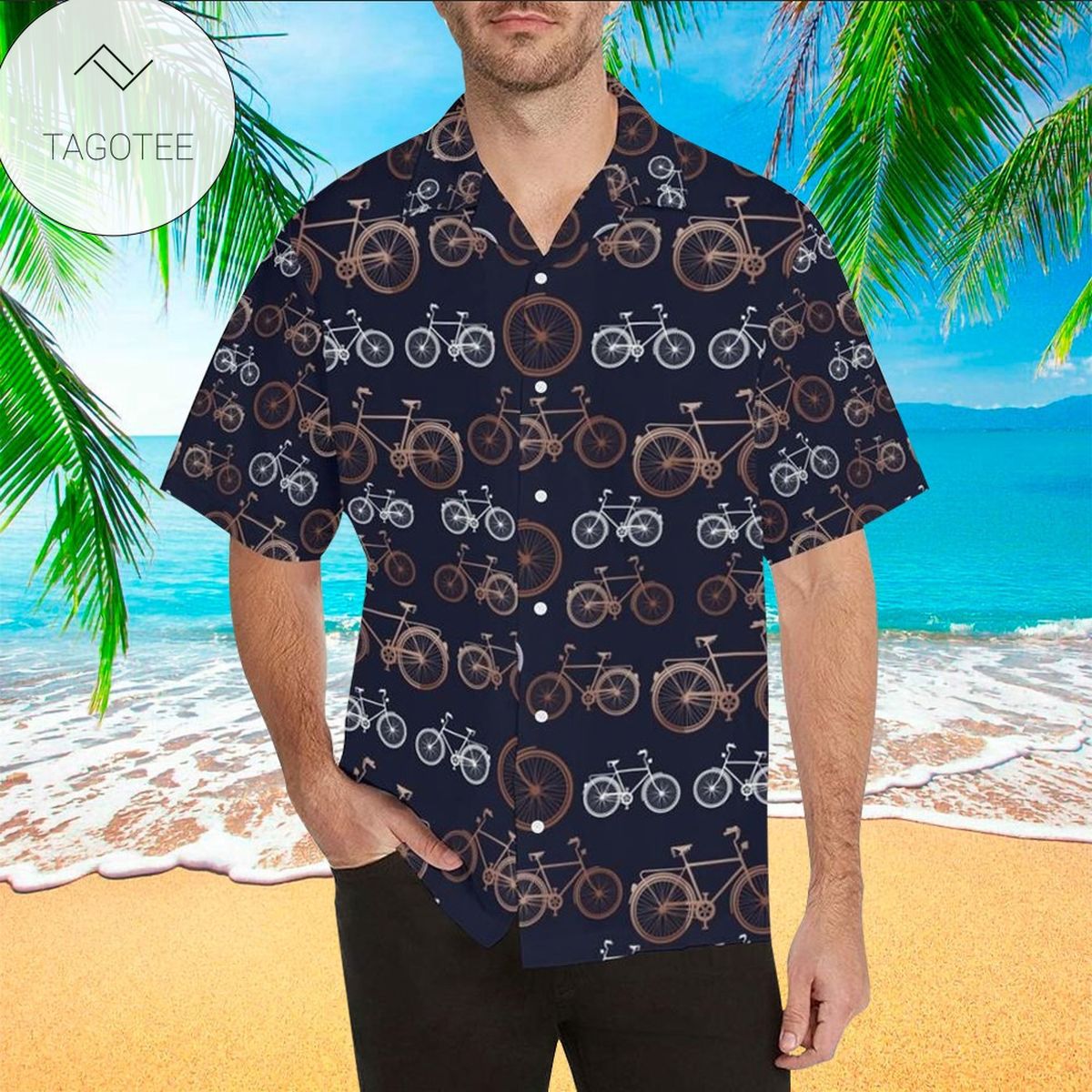 Cycling Aloha Shirt Hawaiian Shirt For Cycling Lovers