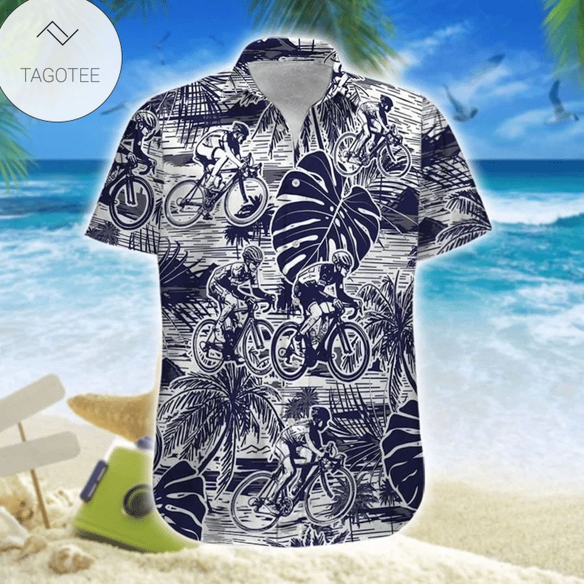 Cycling Hawaiian Shirt For Men Cycling Lover Gifts