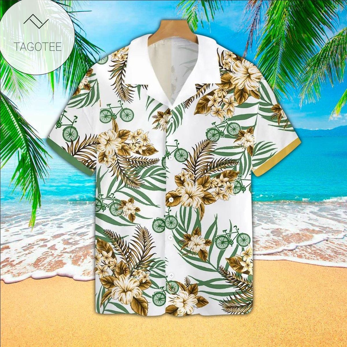 Cycling Hawaiian Shirt For Men Cycling Lover Gifts