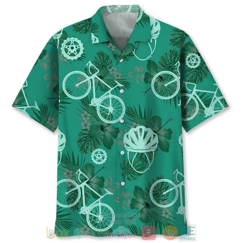 Cycling Hawaii Hawaiian Shirt