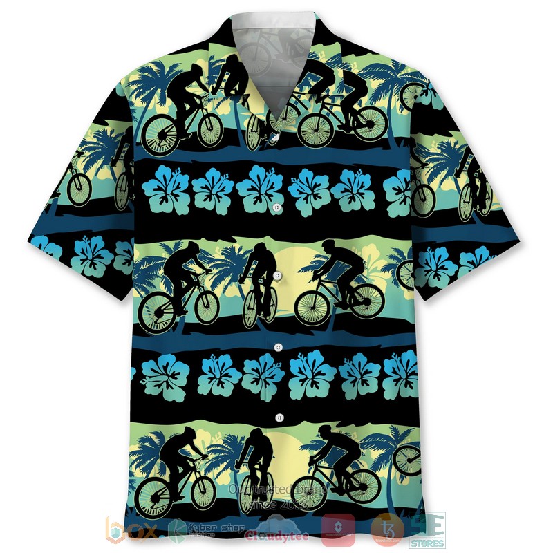 Cycling Hawaii Hawaiian Shirt