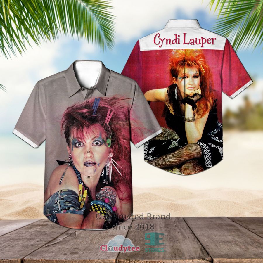 Cyndi Lauper Funnel Love Album Hawaiian Shirt