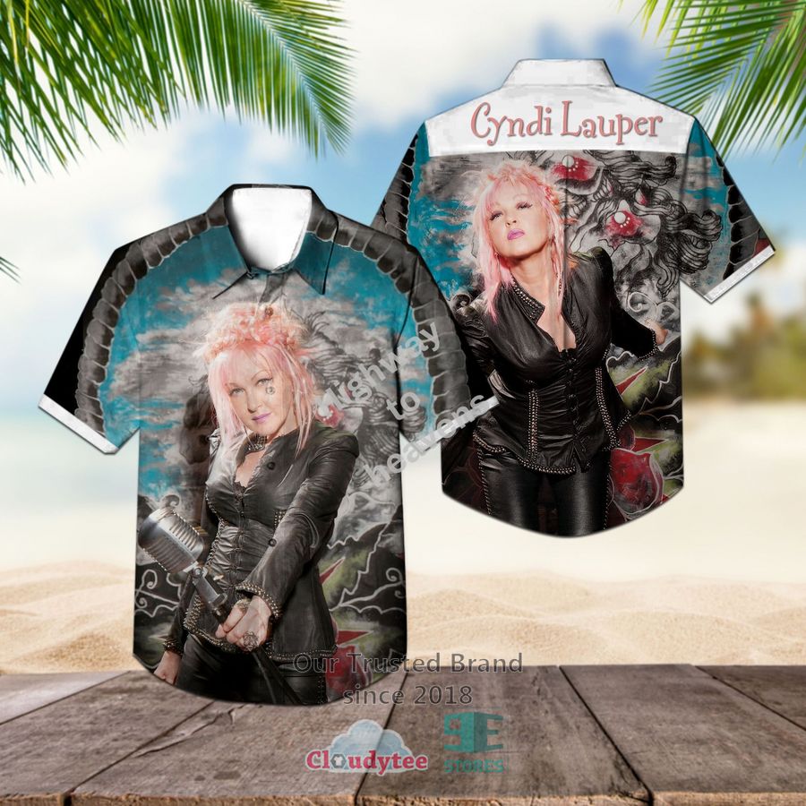 Cyndi Lauper A Night Album Hawaiian Shirt