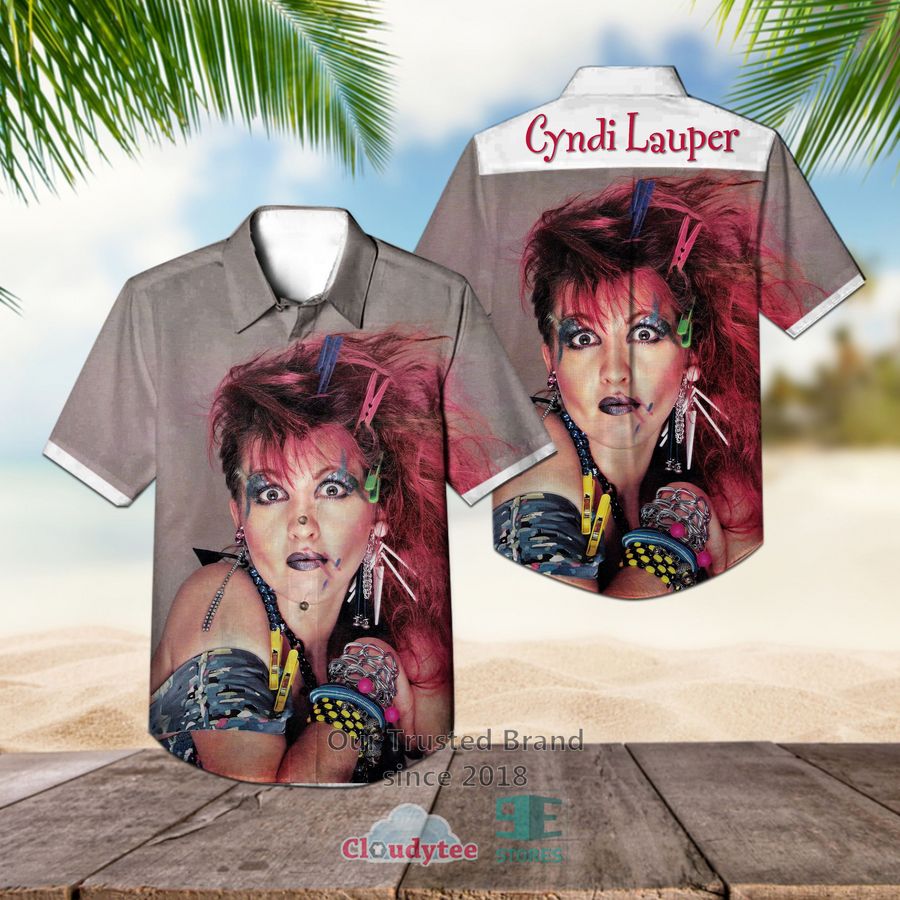 Cyndi Lauper Her Beauty Album Hawaiian Shirt