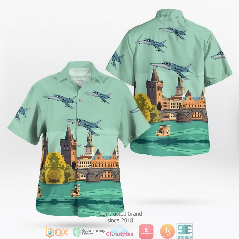 Czech Air Force PZL W-3A Hawaiian Shirt