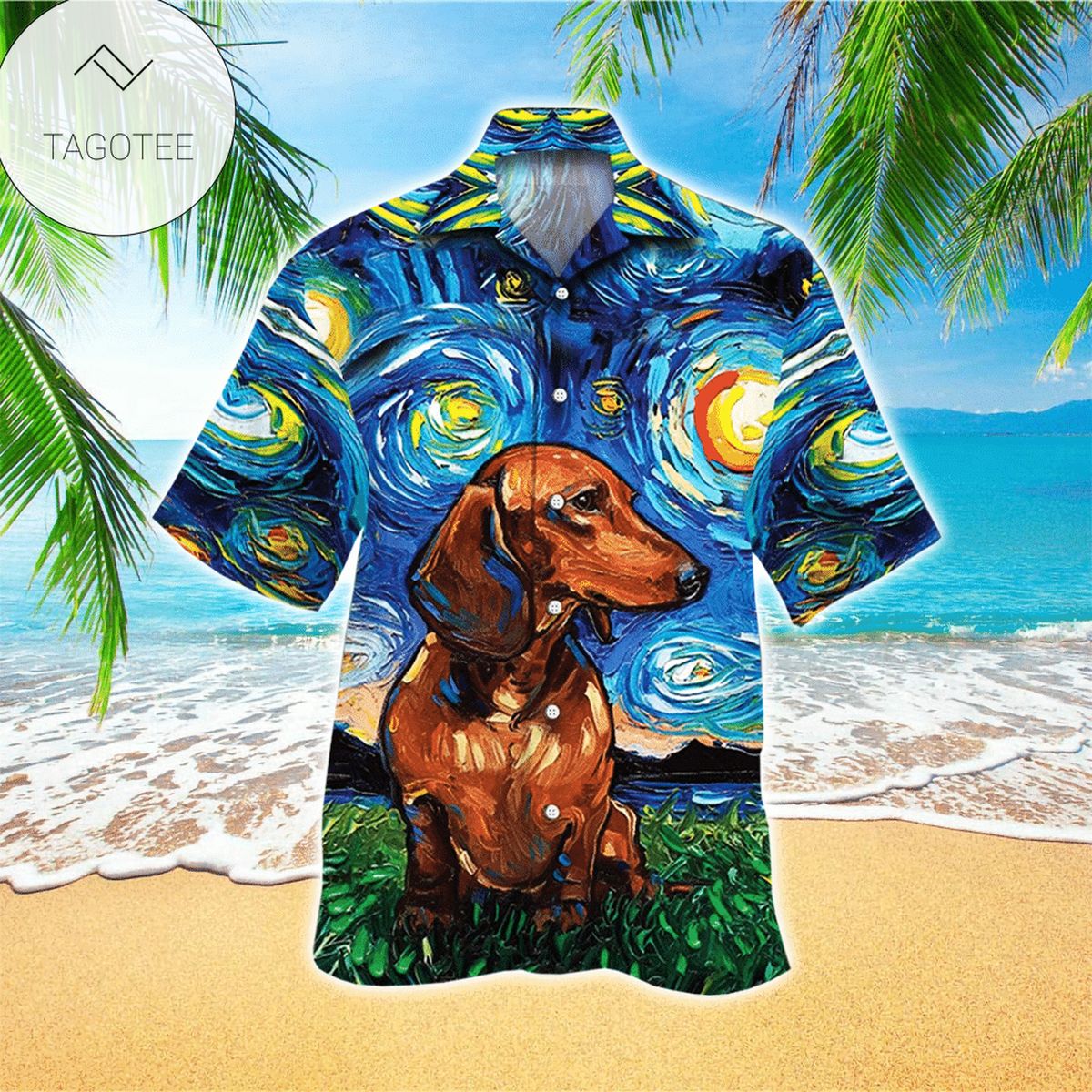 Dachshund Dog Lovers Gift Hawaiian Shirt