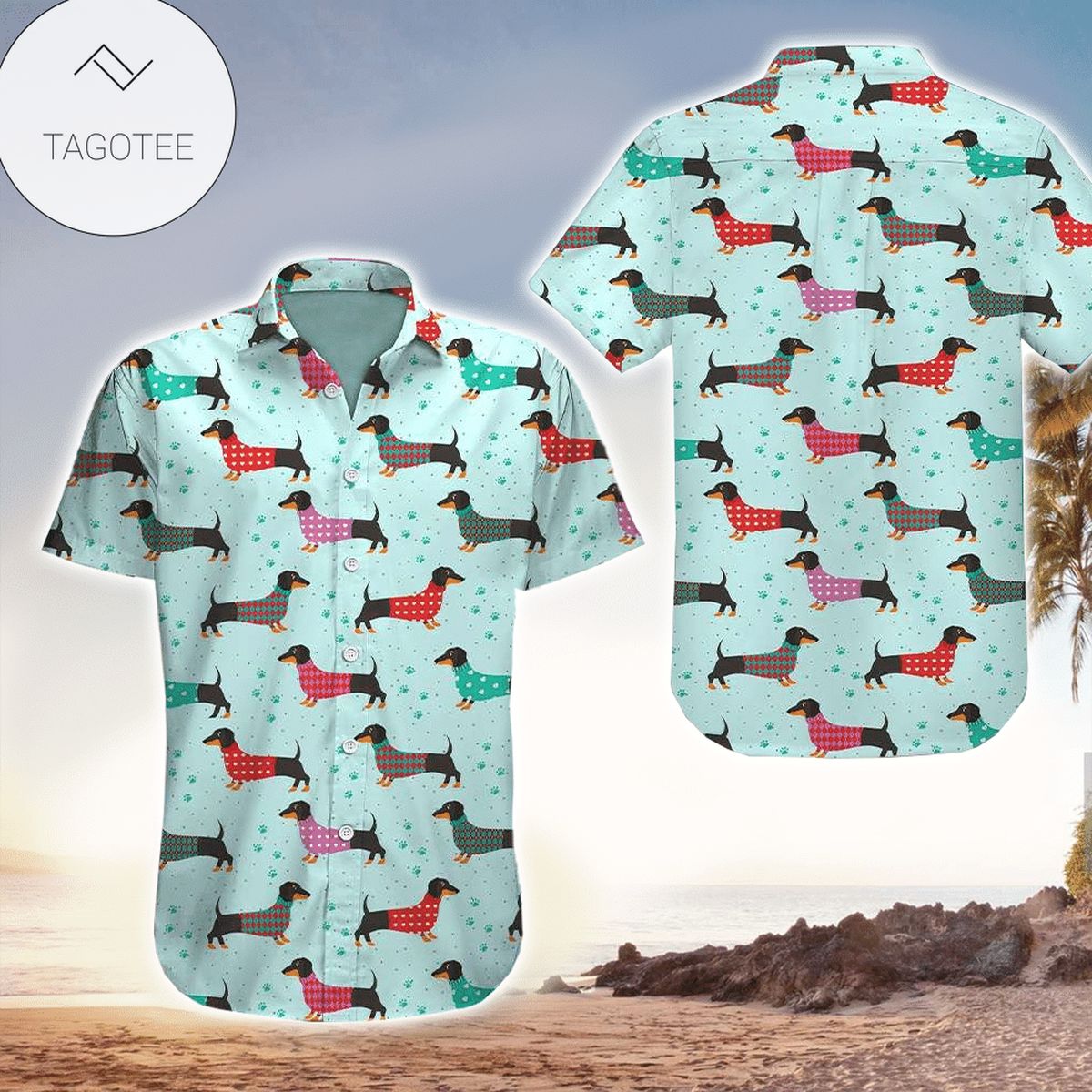 Dachshund Great Hawaiian Shirt