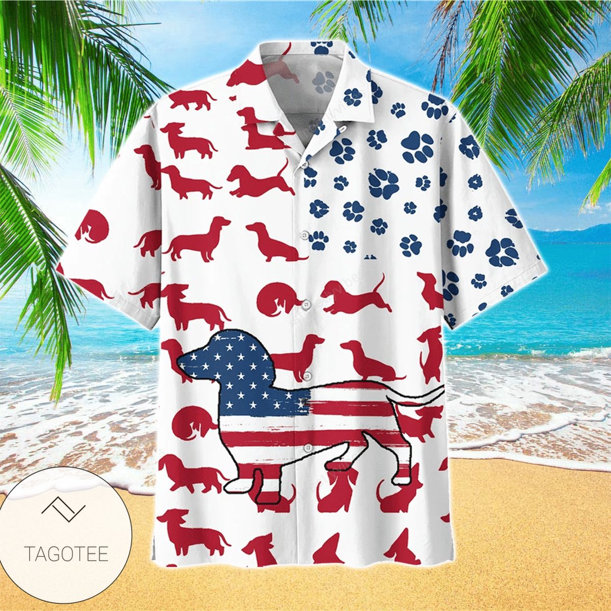 Dachshund Noel Hawaiian Shirt