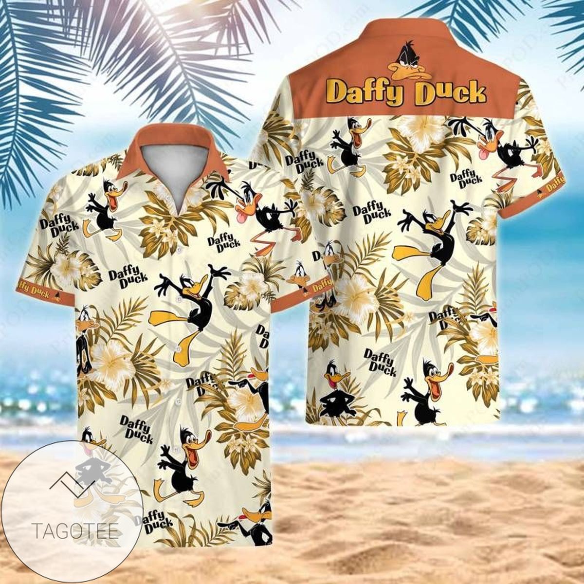 Dairy Cow and Sheep Casual Button Down Short Sleeves Unisex Hawaiian Shirt