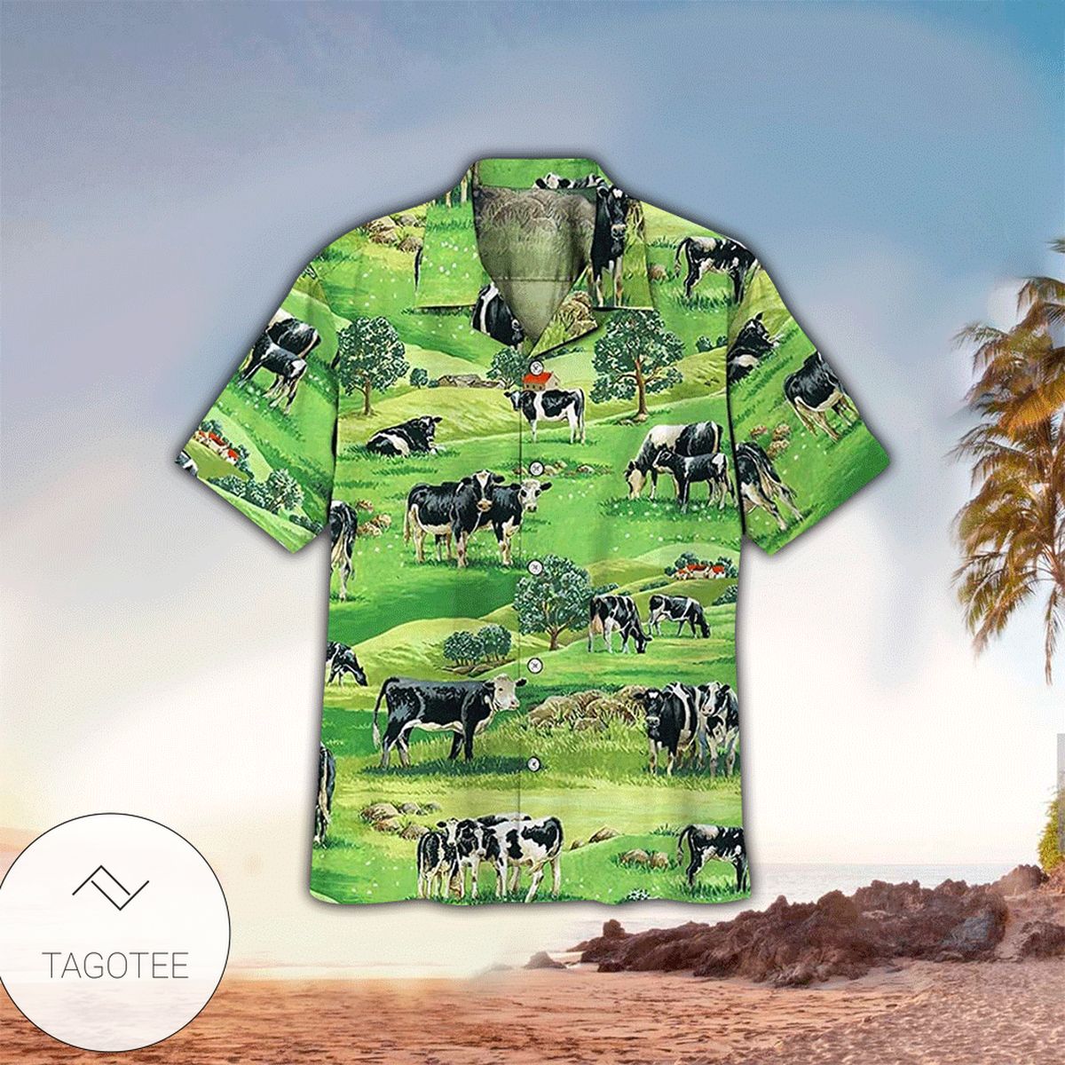 Dairy Cow Hawaiian Shirt