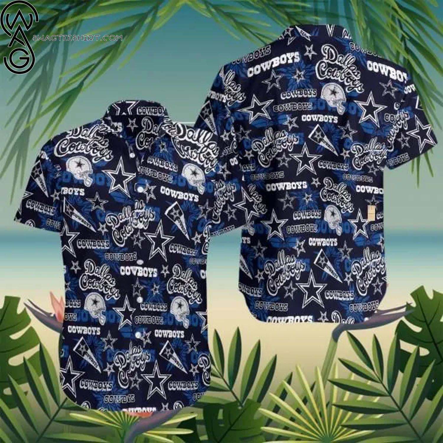 Dallas Cowboys America’s Team Summer Aloha Hawaiian Shirt