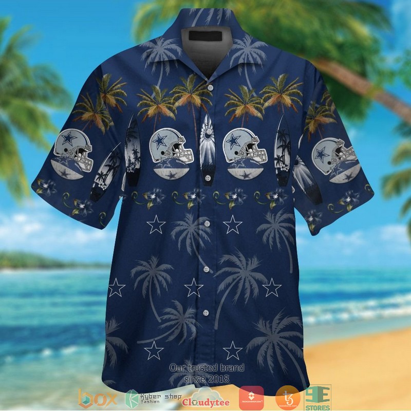 Dallas Cowboys Coconut Hawaiian Shirt, short