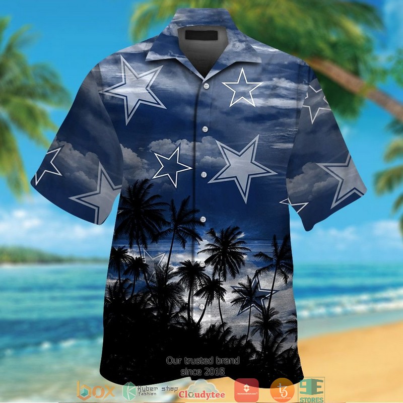 Dallas Cowboys coconut island Hawaiian Shirt, short