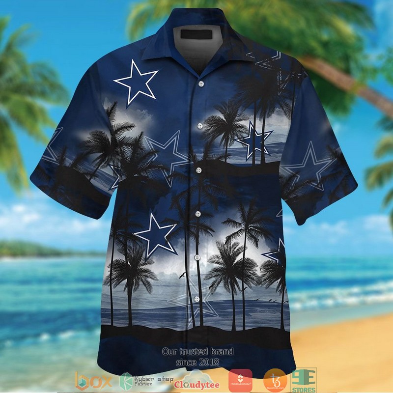 Dallas Cowboys coconut island Hawaiian Shirt, short