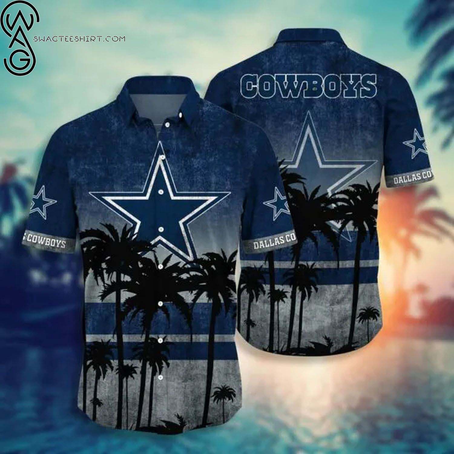 Dallas Cowboys Coconut And Floral Summer Aloha Hawaiian Shirt