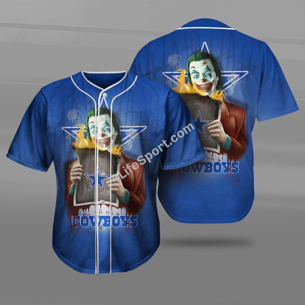 Dallas Cowboys Joker Baseball Jersey