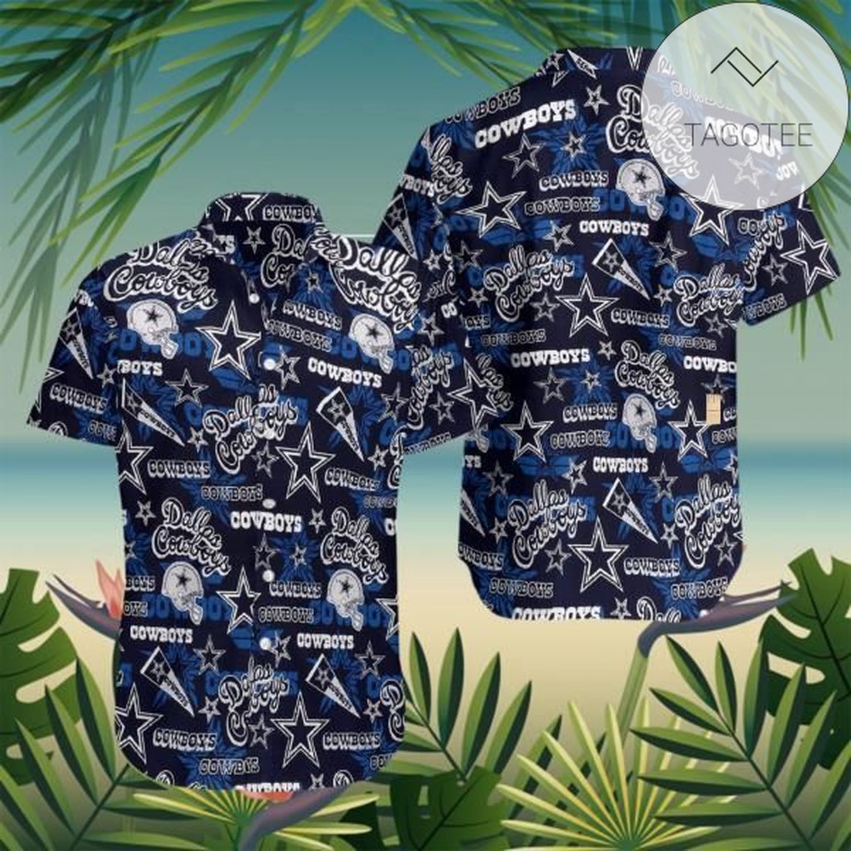 Dallas Cowboys Nfl Funny Hawaiian Shirts For Men Aloha Shirts