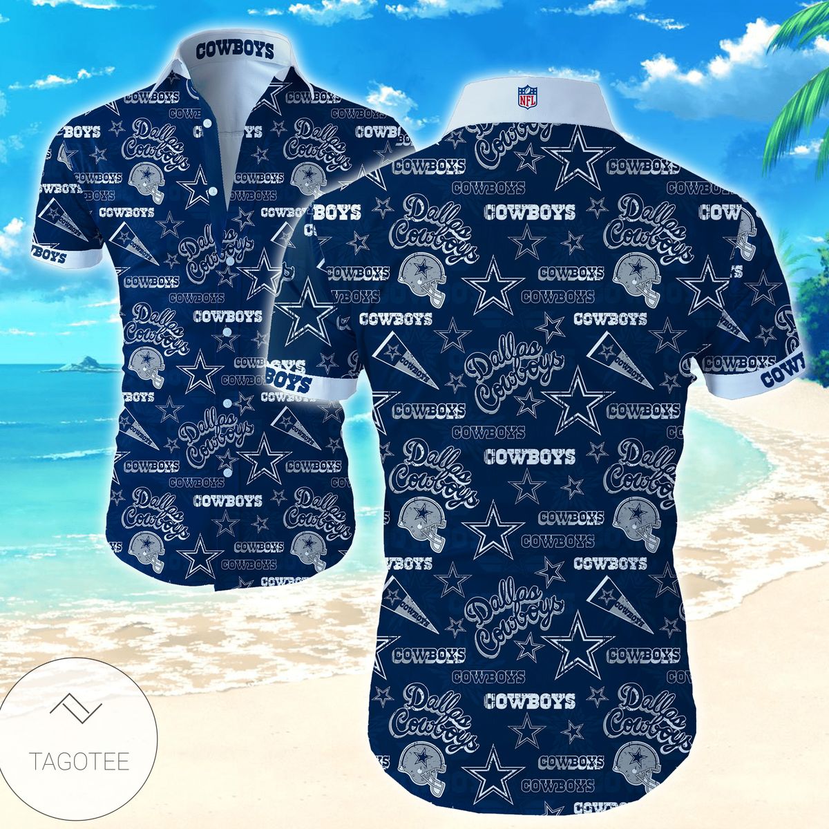 Dallas Cowboys Nfl Funny Hawaiian Shirts For Men Aloha Tees