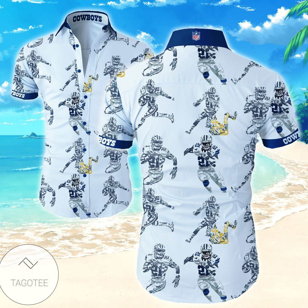 Dallas Cowboys Nfl Hawaiian Shirts Funny Aloha Shirts