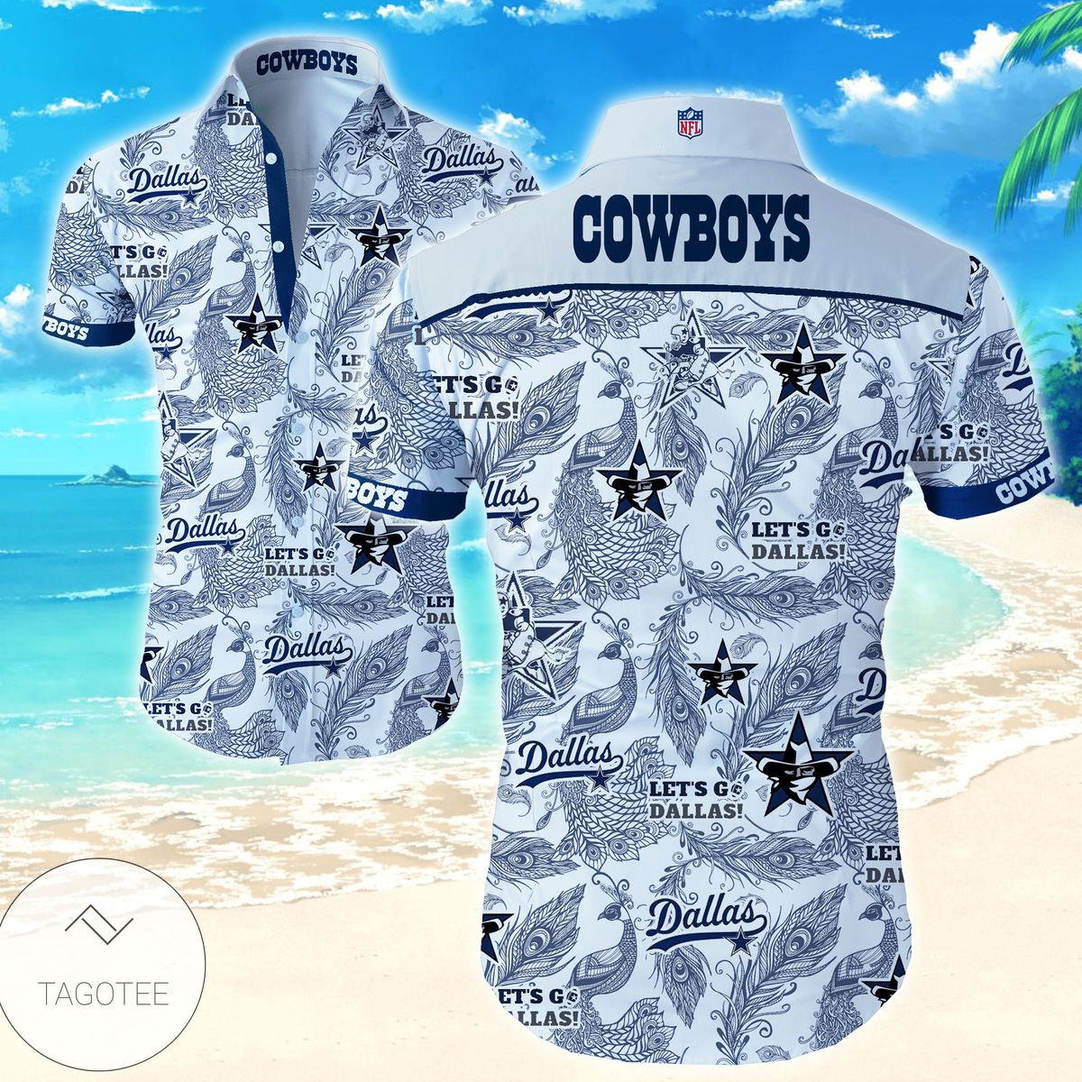 Dallas Cowboys Nfl Sport Hawaiian Shirt Funny Aloha Shirts