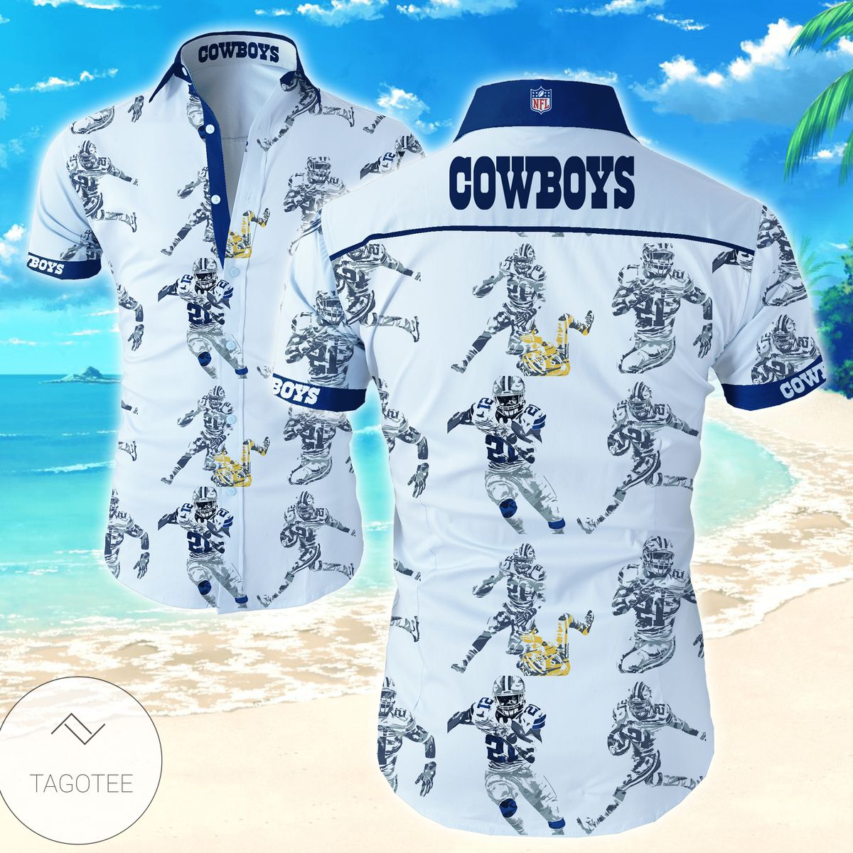 Dallas Cowboys Nfl Sport Hawaiian Shirt Aloha Shirts