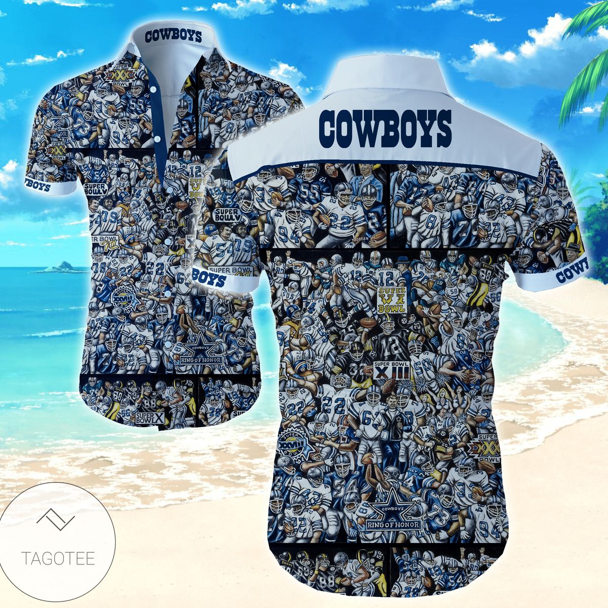 Dallas Cowboys Nfl Tommy Bahama Authentic Hawaiian Shirt 2022