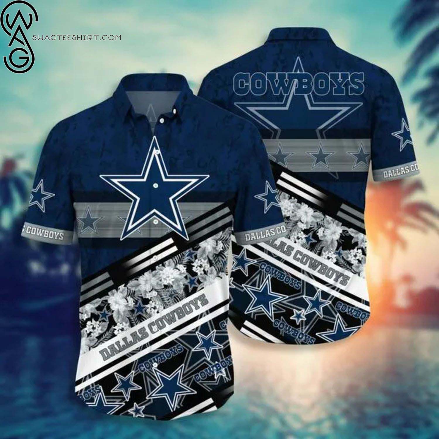 Dallas Cowboys Football Team Summer Hawaiian Shirt