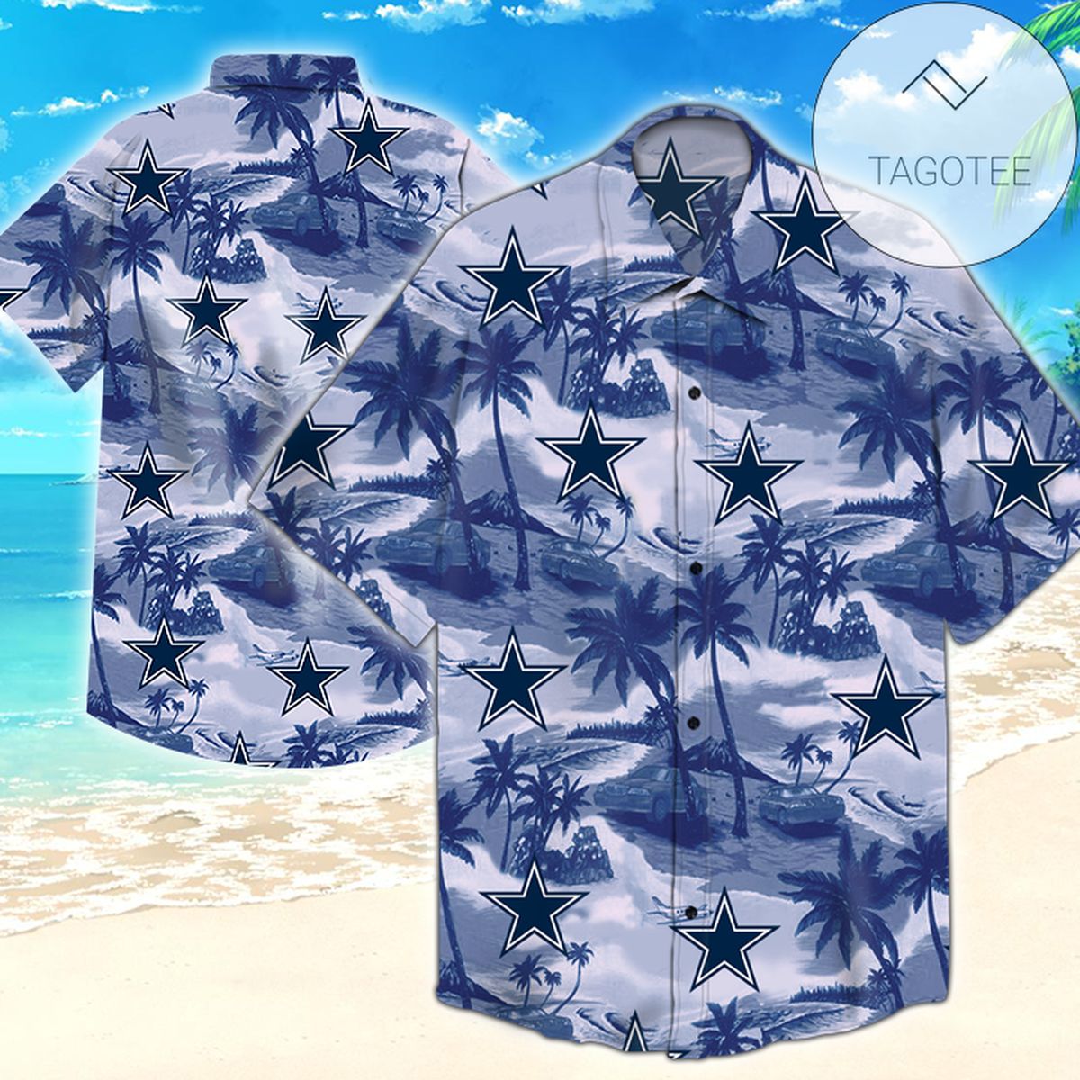 Dallas Cowboys Nfl Sport Hawaiian Shirts Funny Aloha Shirts