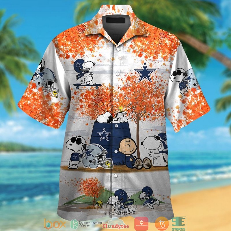 Dallas Cowboys Small Sugar Skull Hawaiian shirt, short