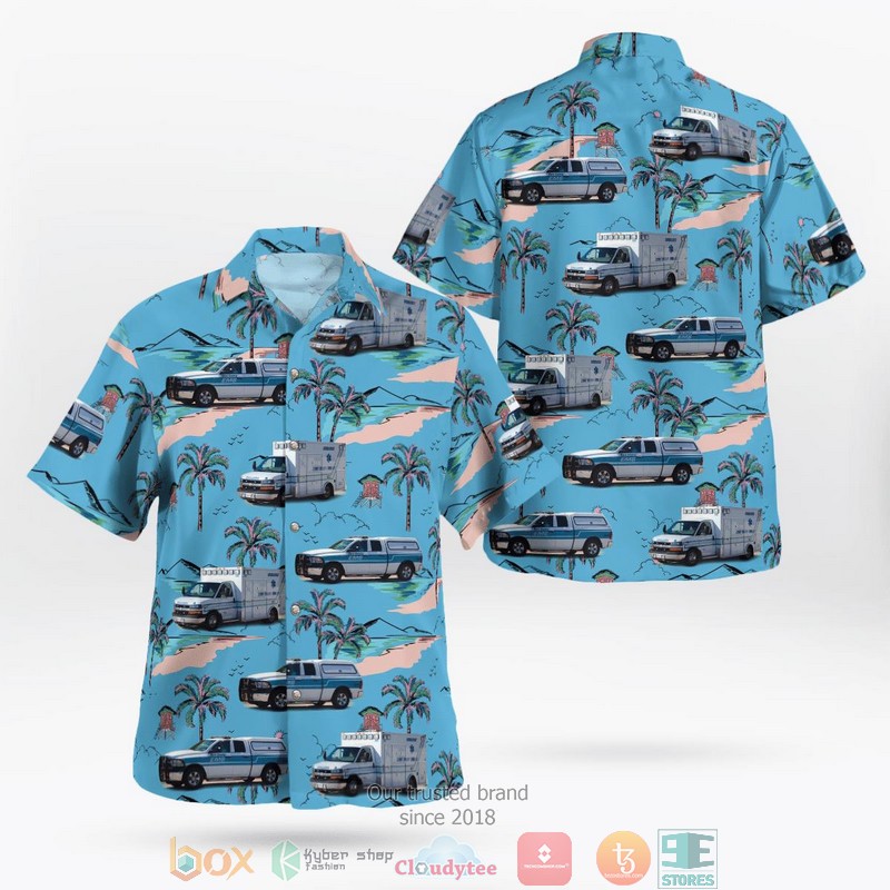 Dare County MedFlight Airbus Helicopters H145 EC145T2 N401MF Hawaiian Shirt