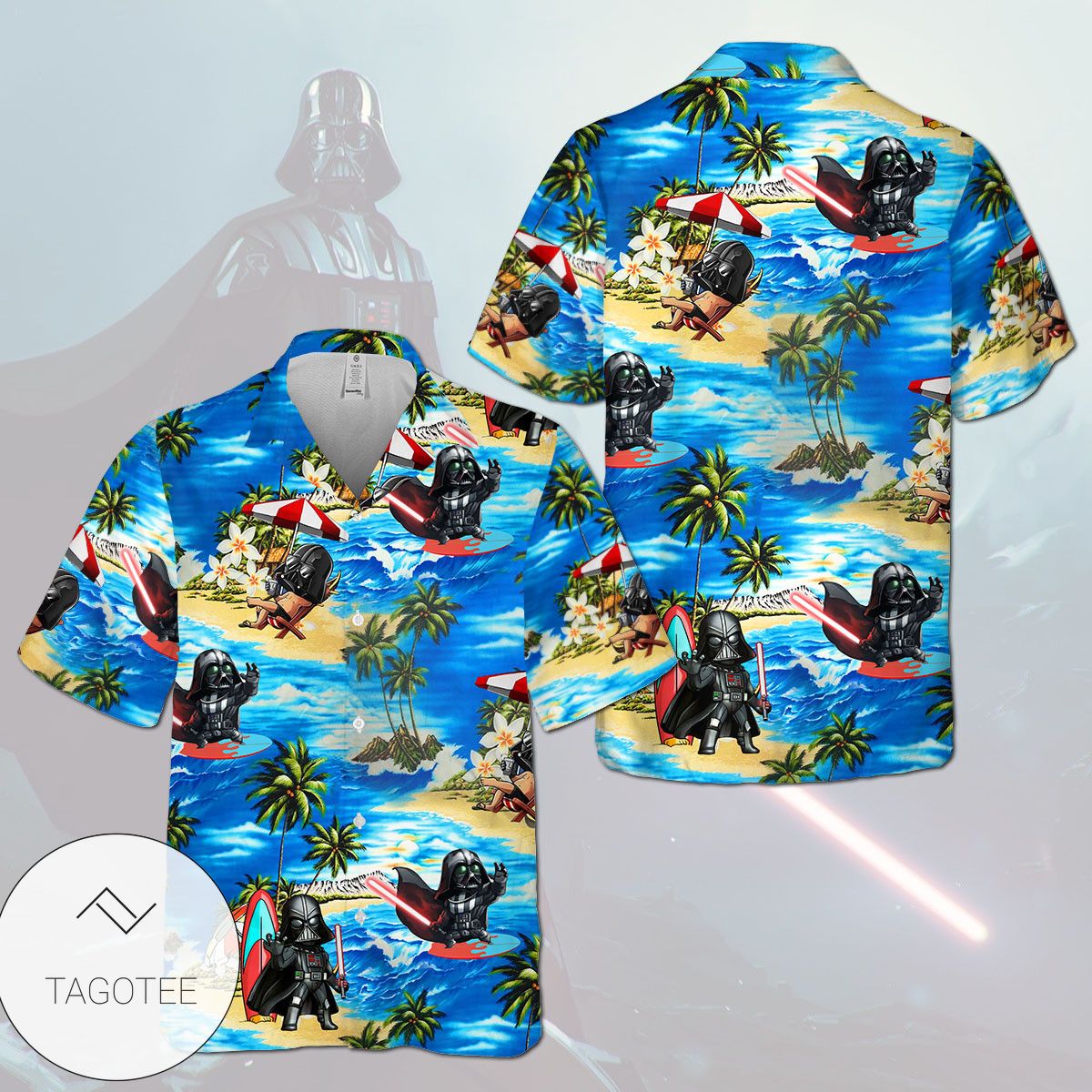 Darth Vader Chibi Hawaiian Shirt