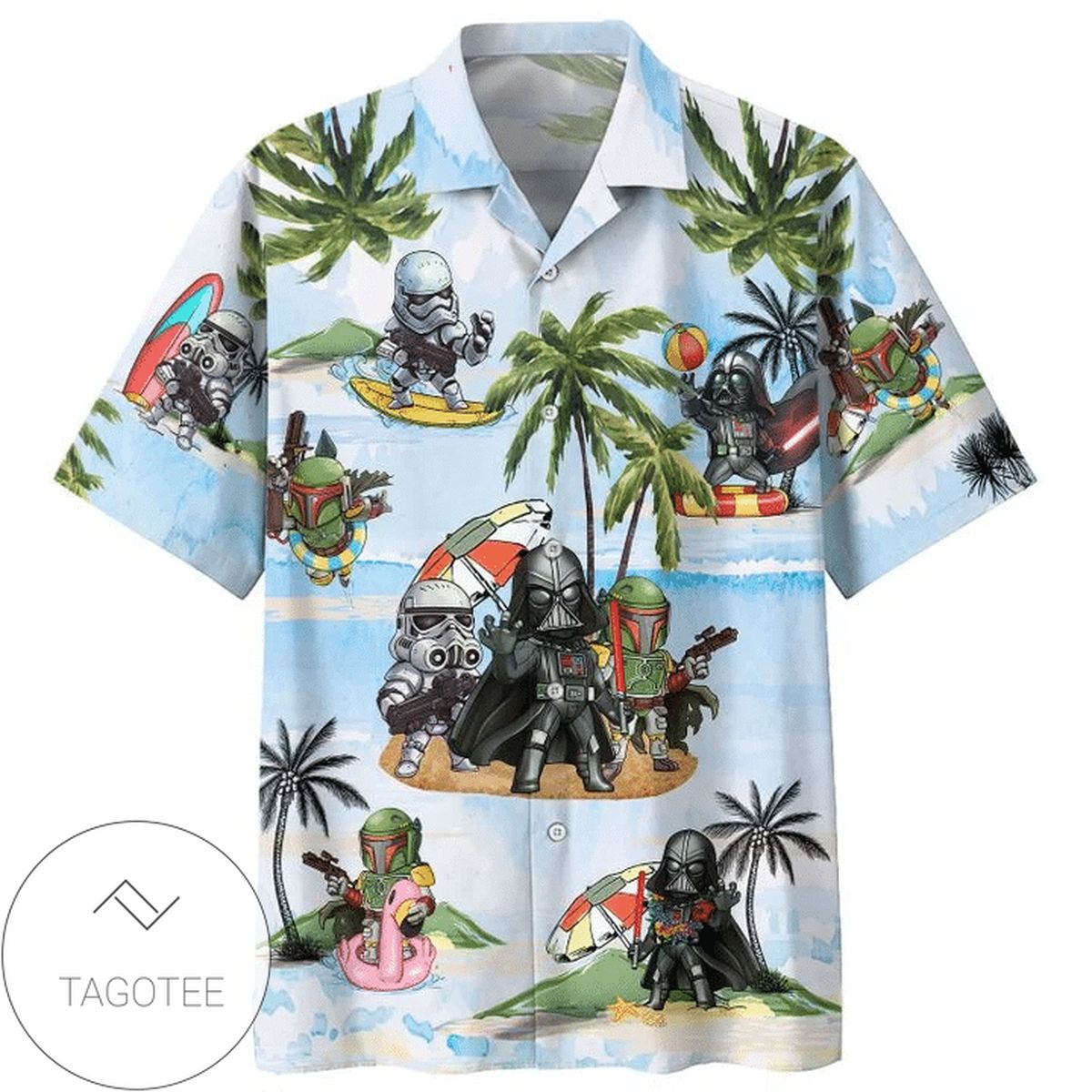 Darth Vader Crown Royal Whisky Hawaiian Shirt