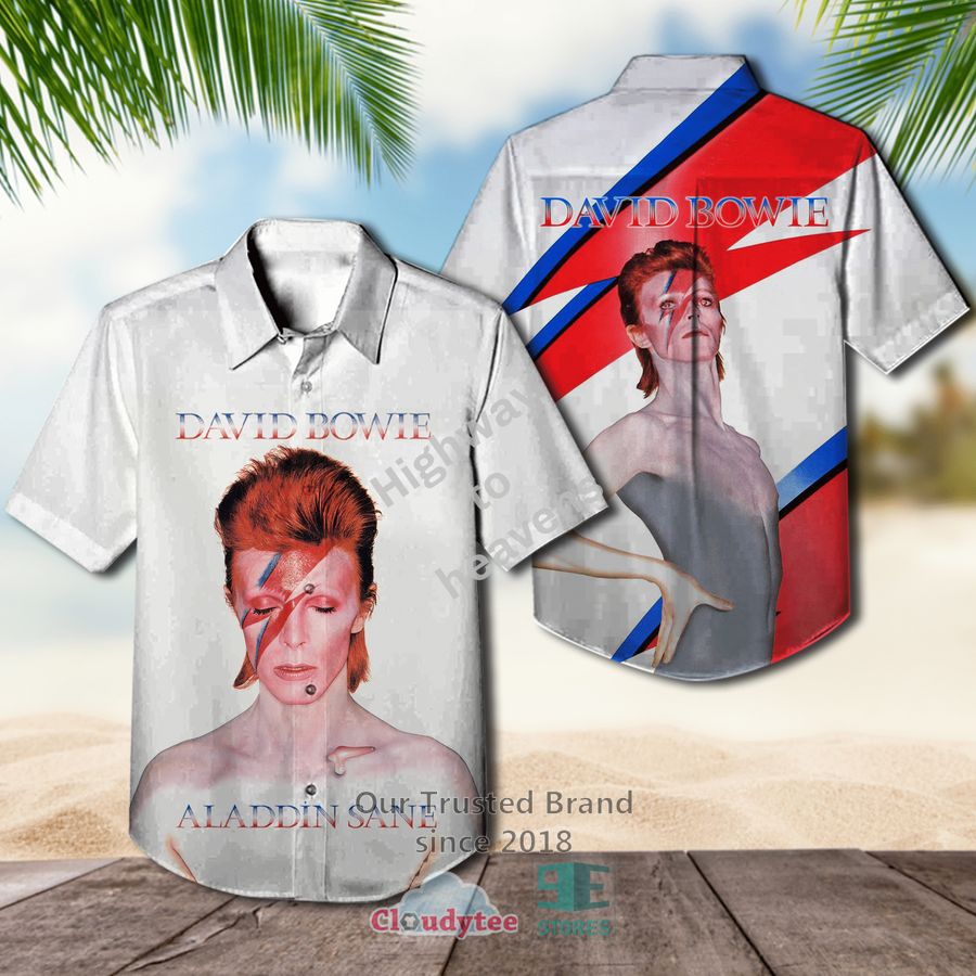 David Bowie Scary Monsters Album Hawaiian Shirt