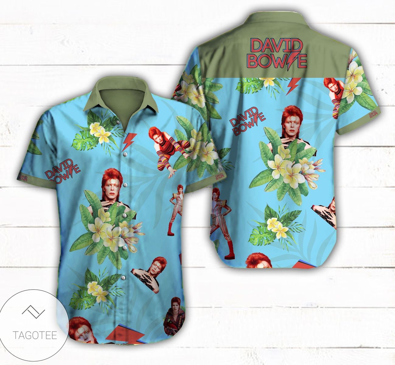 David Bowie Blackstar Album Cover Hawaiian Shirt