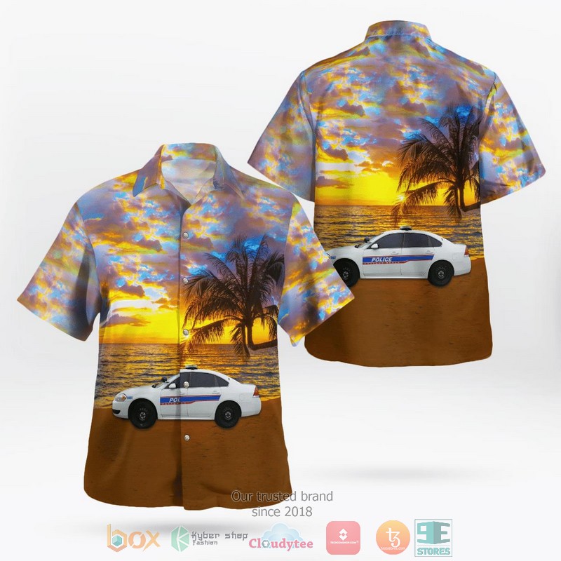 Daytona Beach Florida AMR NASCAR Safety Team Hawaiian Shirt