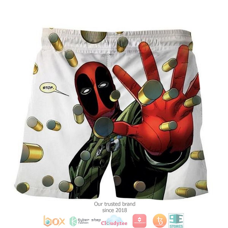 Deadpool Poster Art 3D Printed Deadpool Shorts