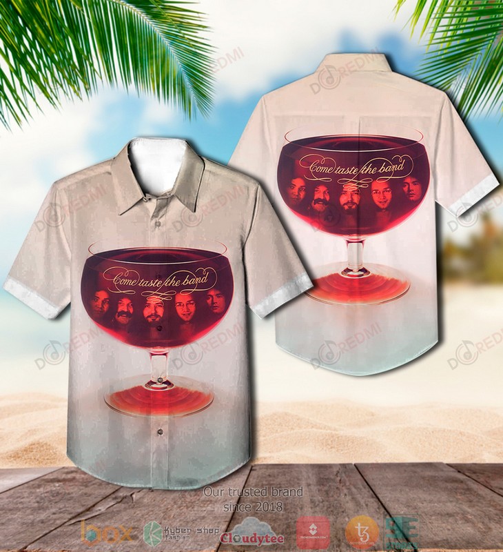 Deep Purple Band Fireball Hawaiian Shirt