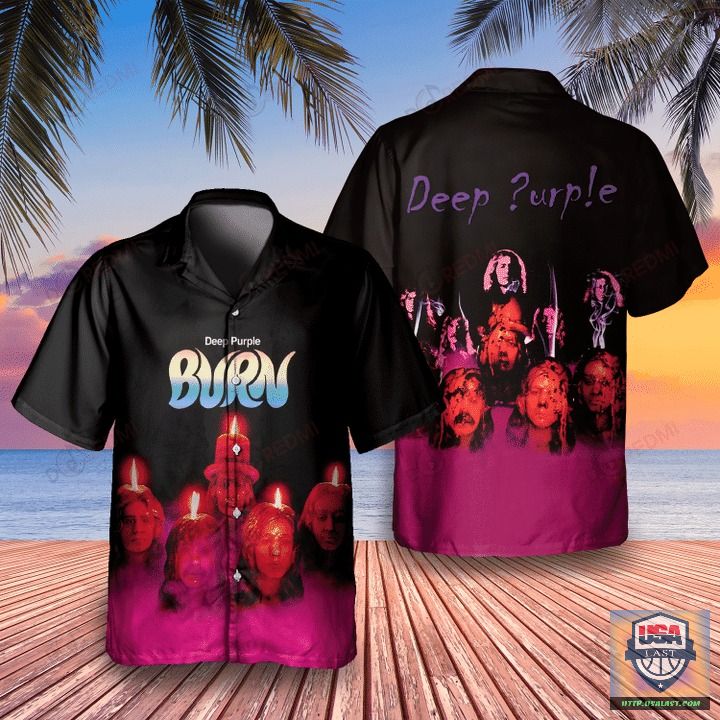 Deep Purple Fireball 1971 Album Hawaiian Shirt | Usalast