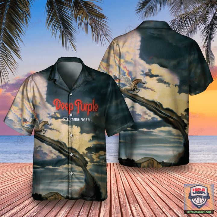 Deep Purple Fireball 1971 Album Hawaiian Shirt | Usalast